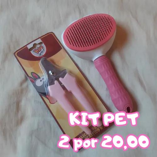 KIT PET escova e cortador
