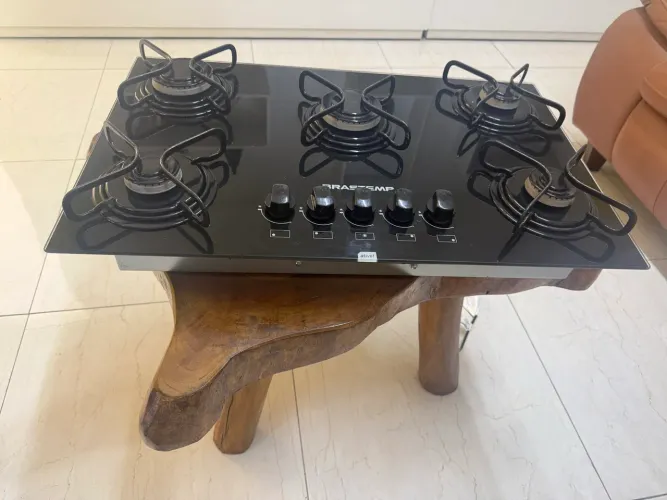 Fogão cooktop 5 bocas
