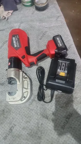 Alicate Hidráulico Crimpa Terminal 400mm2 120kn 1 Bateria com carregador s