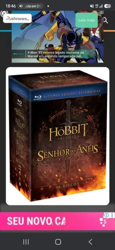 Coleção Blu ray Terra Média com 30 discos
