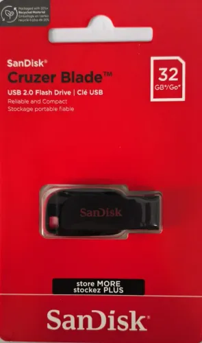 PEN DRIVE 32GB SANDISK Z50 CRUZER BLADE - ZDCZ50-032