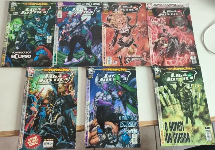 HQ Liga da Justiça (DC Comics) - Nº 108 até Nº 114 (Panini Comics 2011 - 2012)