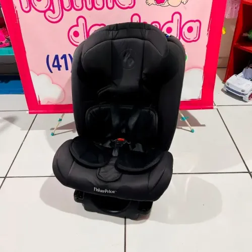 Cadeira p Carro Preta serve 0 ate 36kg marca Fisher Price, Reclinavel com sistema Isofix 