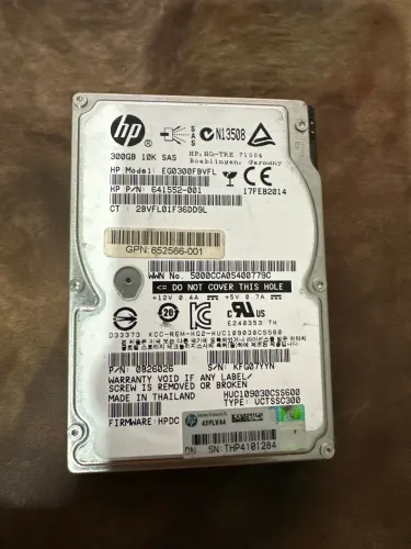Hd 300gb 10000 rpm sãs 