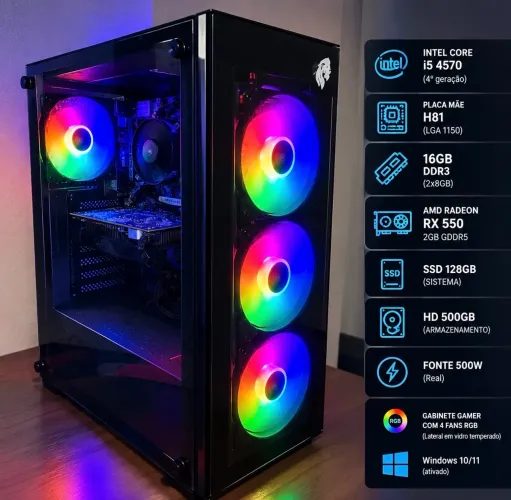 Vendo Pc Gamer com Placa de Video!
