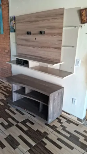 Rack com painel para TV de até 55"