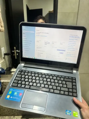 NOTEBOOK DELL TELA TOUCH I5 6GB RAM SSD 256GB
