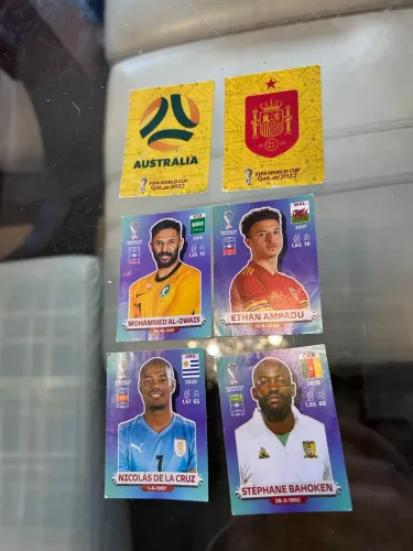 Lote figurinhas Copa do Mundo 2022