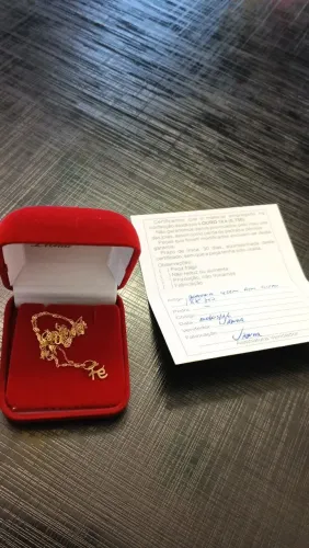 Corrente de ouro feminina de loja leia o anúncio 