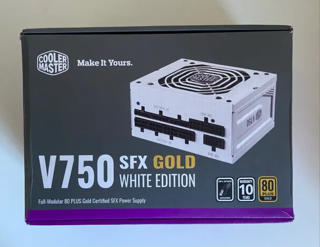 Fonte branca sfx cooler master 750w