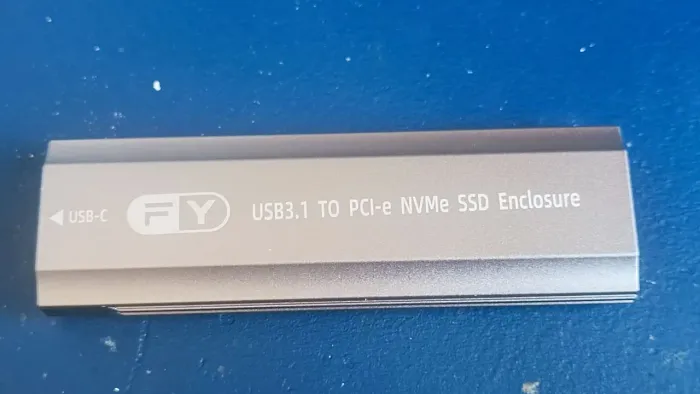 Ssd externo 512gb nvme2 perfeito era de um Samsung Galaxy book pro 360