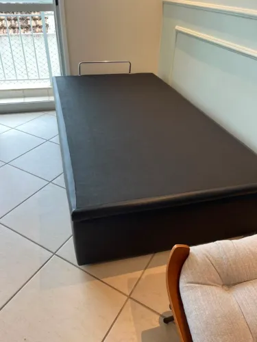 Cama box solteiro com colchão