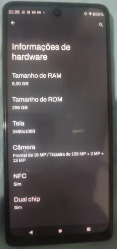Moto G200 original 8+4 de RAM e 256 de armazenamento