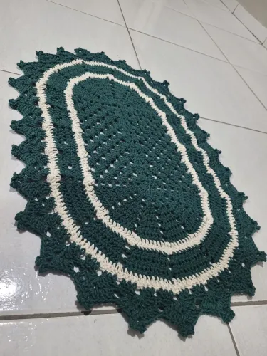 Tapete de crochê