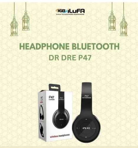 Fone de Ouvido Sem Fio Bluetooth P47/ST3 com Cartão SD e Rádio FM