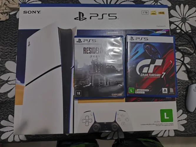 PlayStation 5, 4K , 1 TB, Mídia Física semi novo