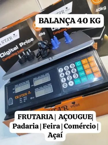 Balança LACRADA Disponível [ 40 Kilos] Balança Digital para Comércio Mercadinho etc