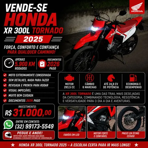 HONDA XR300 TORNADO 2025