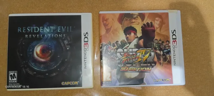 STREET FIGHTER IV 3D + RESIDENT EVIL REVELATIONS 3DS