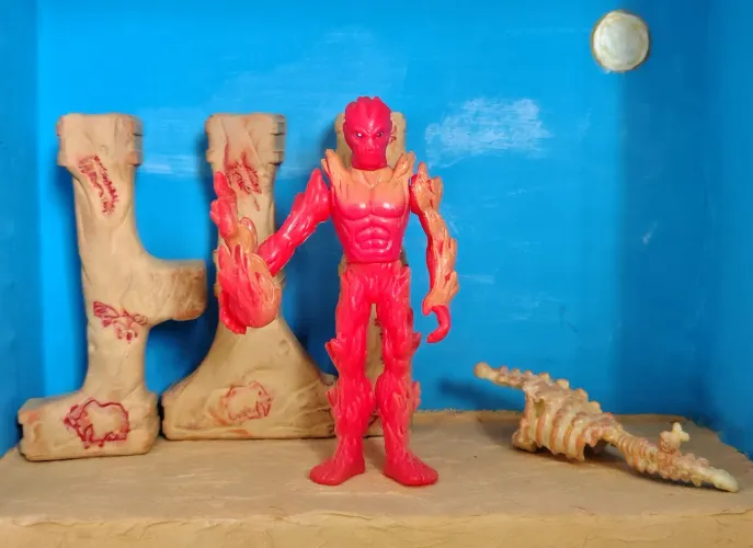 Boneco do digimon adventure - Meramon