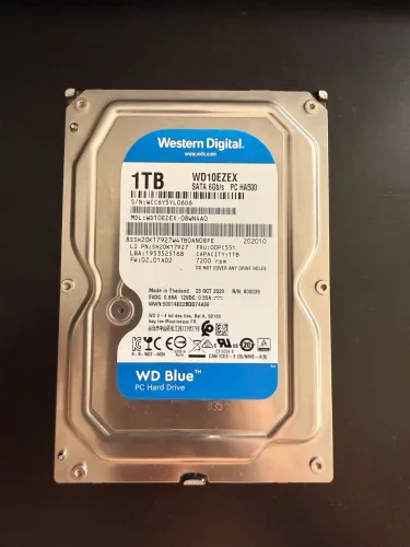 Western Digital Hd Interno 1TB 3,5 WD Blue Sataiii 64mb Wd10ezex