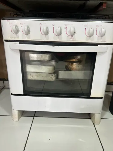 FOGÃO ESMALTEC 6 boca