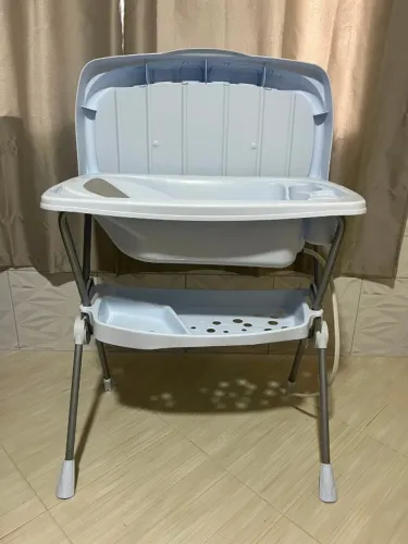Banheira de Bebê Galzerano Com Suporte E Trocador