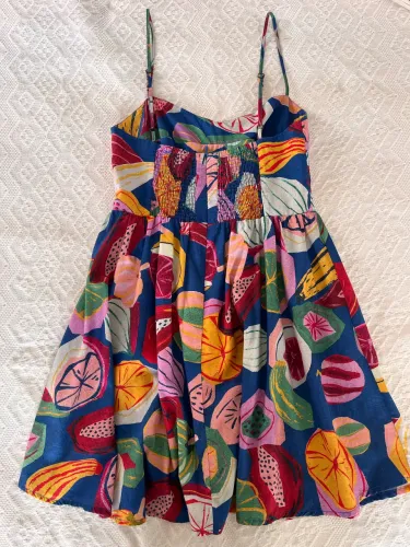 Vestido Farm Estampa Tropical Frutas Alças P