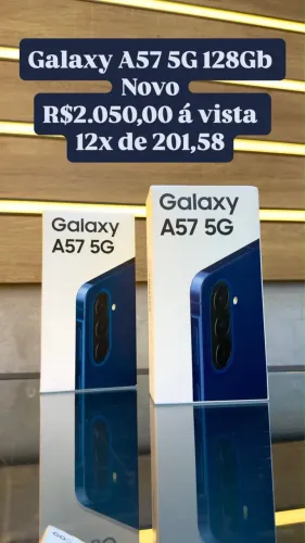 GALAXY A57 5G 128GB NOVO!!