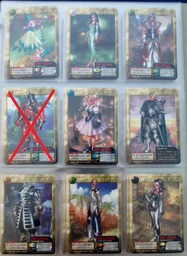TCG Chrono Cross Cartas RARAS 1999 Chrono Trigger Serge Frog 
