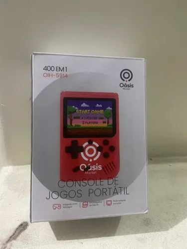 Vídeo Game Retrô | Console Clássico Integrado 400 jogos | Tela Colorida | Portátil