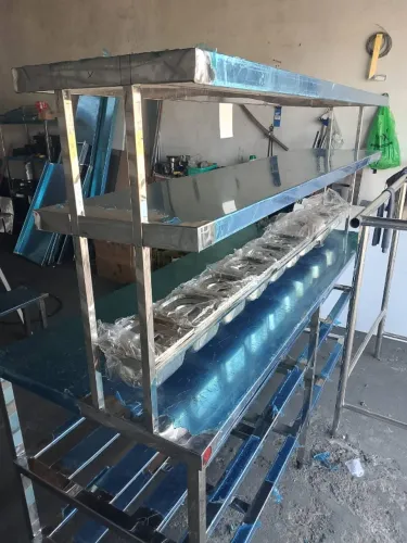 Mesa Inox de Produção - Inox 430