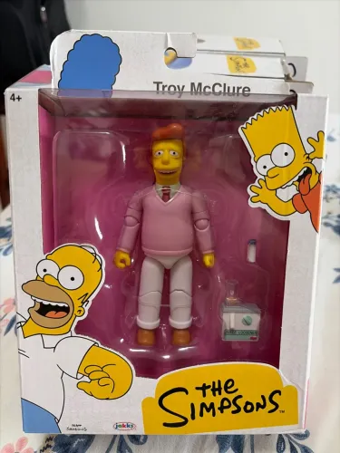 Action figure Simpsons Jakks pacific, Troy Mclure, 5 polegadas, novo e original 