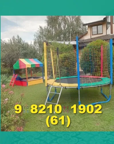 Locação de Brinquedos! Pula pula, cama elástica e muito mais! Diversão garantida!