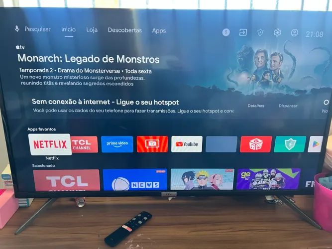 Smart tv TCL 40 pelogadas