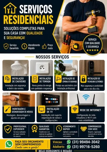Eletricista residencial e outros