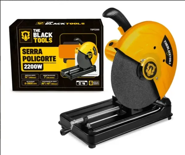 SERRA POLICORTE 2200W 220V THE BLACK TOOLS - TSP2200 / RETIRADA EM LOJA