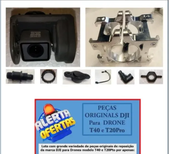 Drone Lote de Peças DJI Originais. Para Drone T40 e T20 Pro - ORIGINAIS