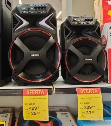 Caixa de Som Mondial (O modelo maior)
