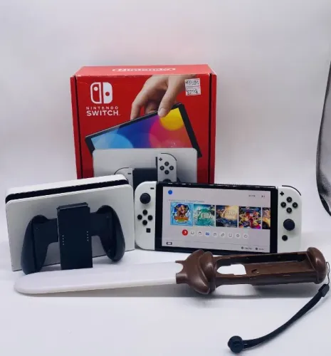 Nintendo Switch Oled Branco Desb. Usado - 128GB