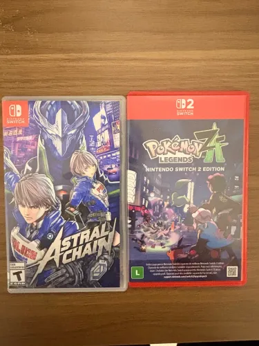 Jogo astral chain e pokemon legends z a switch 2