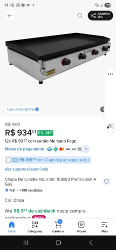 Chapa de lanche