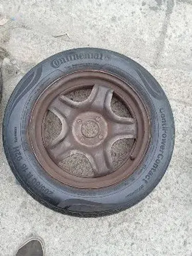 2 rodas aro 16 com pneus montados cheios 