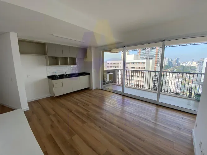 Apartamento de 50m² com Suíte e Varanda na Vila Madalena em prédio moderno e com lazer na