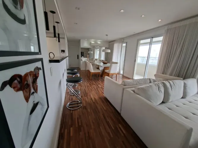 Apartamento para locação em Brooklin Paulista com 3 quartos, sendo 1 suíte, 128m²