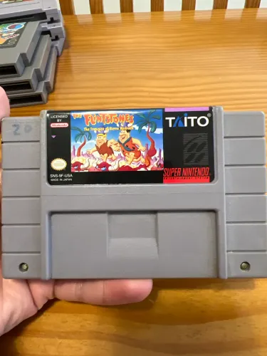 Jogo compatível The Flintstones The treasure of sierra mardock para SNES (Super Nintendo)