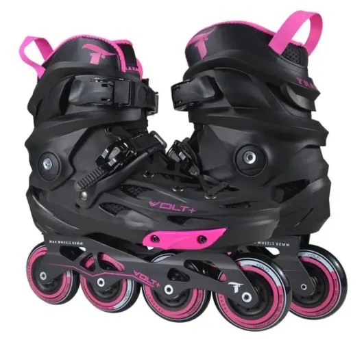 Patins Inline Freestyle Traxart Volt # 5=36/37 + Conjunto de Protetores M