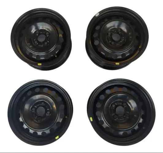 Jogo De Rodas Aro 15 4x100 Original Honda /fit City Civic Preto original