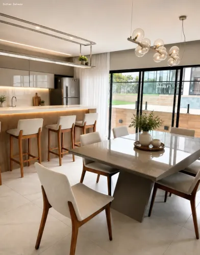 Casa em Condomínio para Venda em Rio das Ostras, Alphaville, 4 dormitórios, 4 suítes, 5 ba