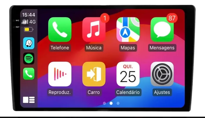 Central Multimídia Android 14 9" 2K | 8GB RAM | 256GB | CarPlay